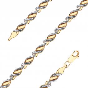 Золотой браслет плетение Фантазийное МАГНАТ МА 023052 МА 023052 фото